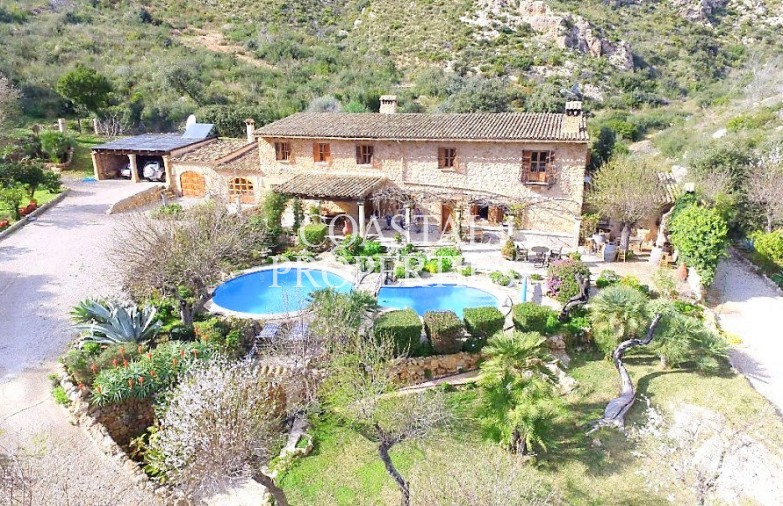 Property for Sale in Sa Coma Near Andratx, Rustic Country House For Sale In Andratx, Mallorca, Spain