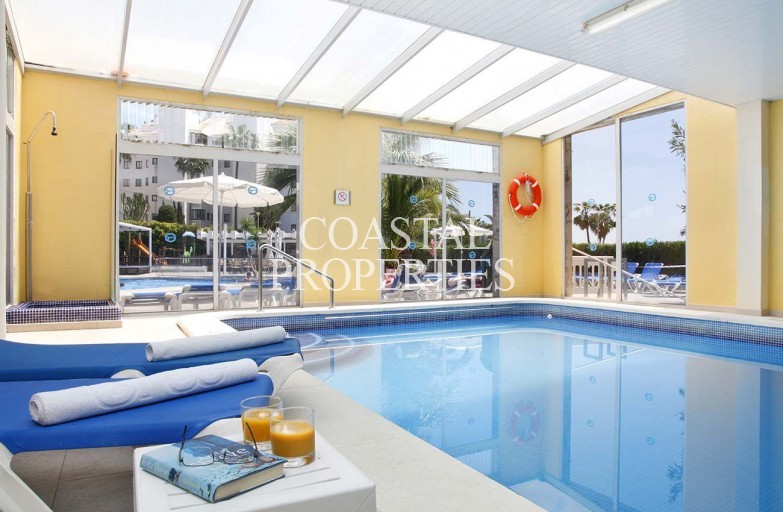 Property for Sale in Portonova hotel, One bedroom apartment with partial sea views for sale Palmanova, Mallorca, Spain