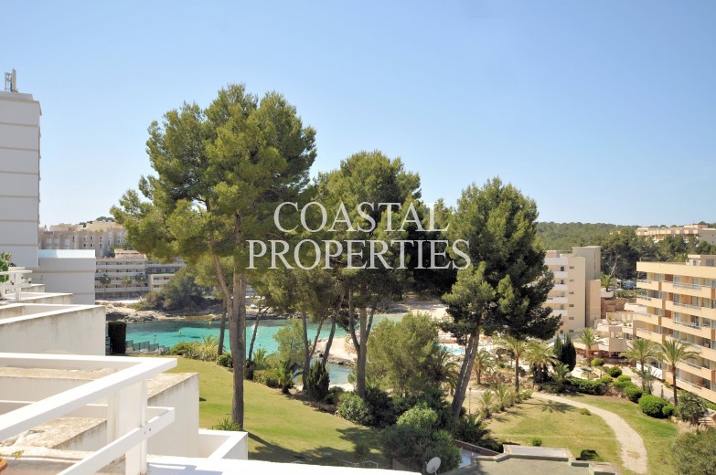 Property for Sale in 2 bedroom sea view penthouse for sale with parking space Cala Vinyes, Mallorca, Spain
