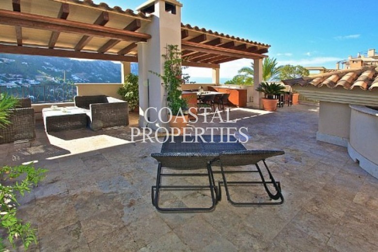 Property for Sale in Puerto Andratx, Sea View Penthouse Apartment For Sale In Gran Folies Puerto Andratx, Mallorca, Spain