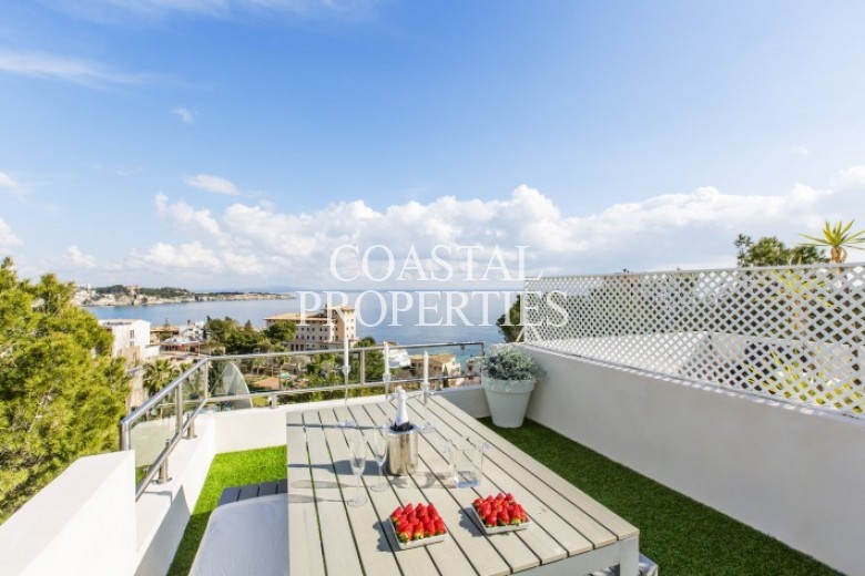 Property for Sale in Cas Catala, Sea View Duplex Penthouse For Sale In Cas Catala, Mallorca, Spain