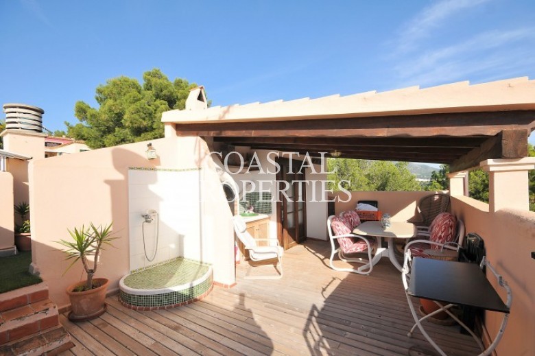 Property for Sale in Santa Ponsa, Penthouse Apartment With Outdoor Kitchen For Sale In Santa Ponsa, Mallorca, Spain