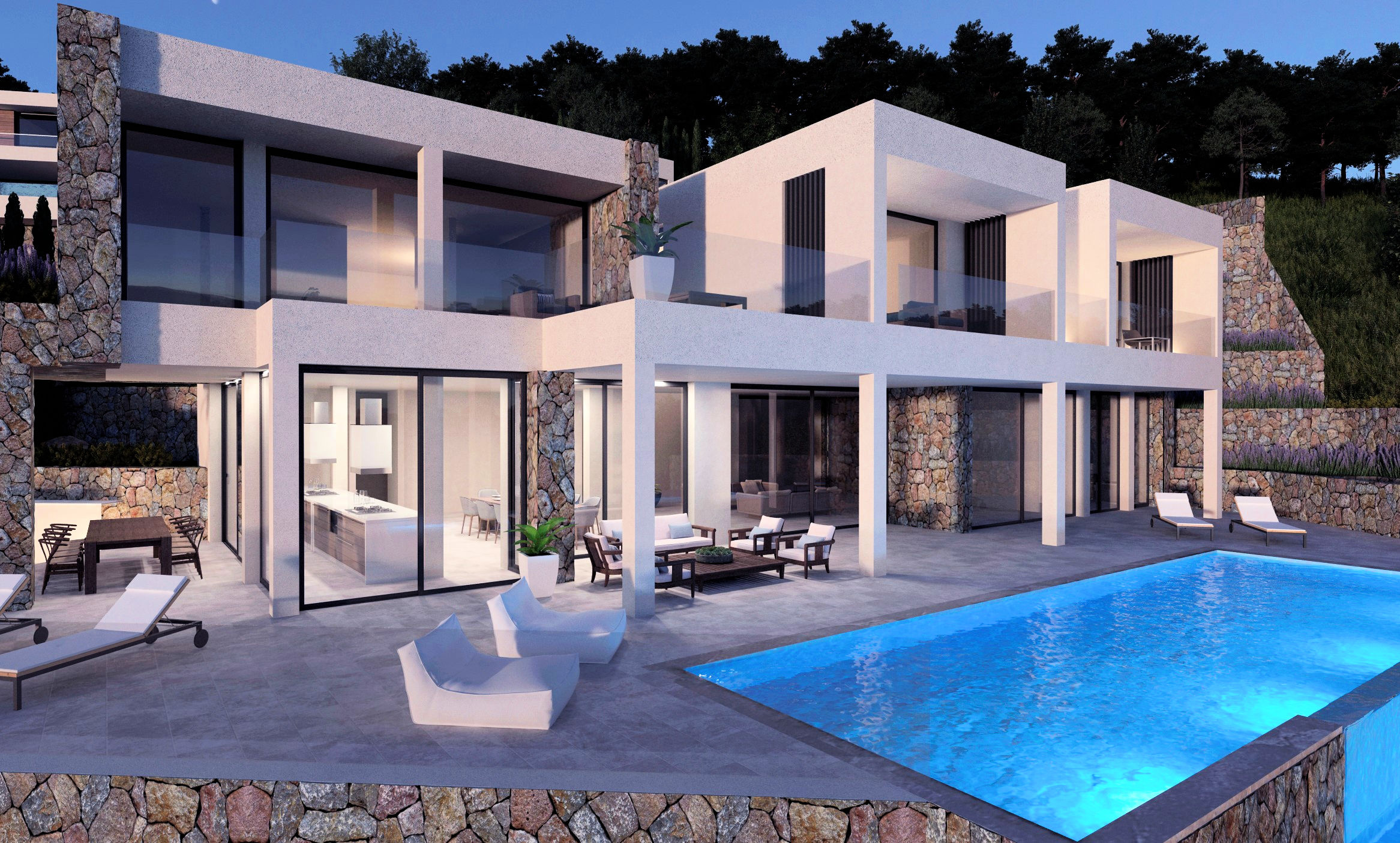 Ultra-modern sea view villa for sale in Son Vida